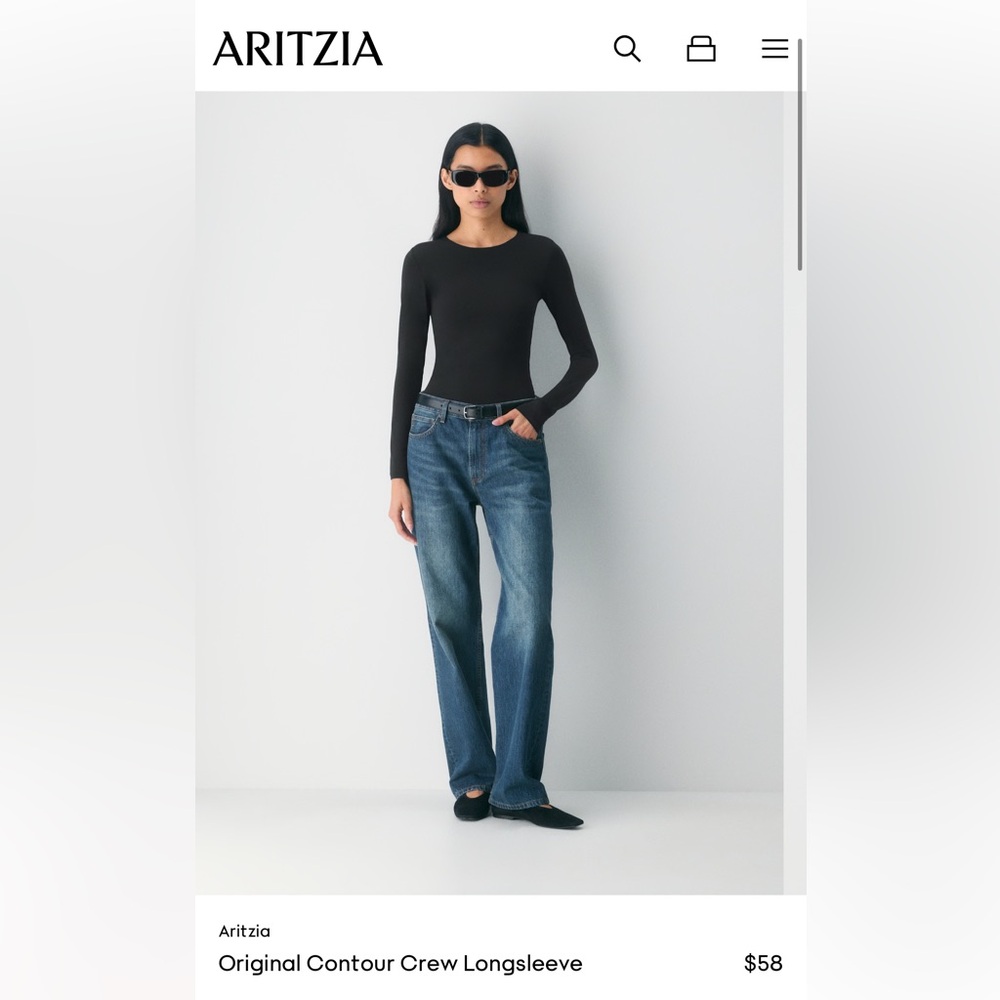 Aritzia Contour Crew Longsleeve